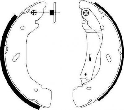 Hella 8DB 355 001-961 комплект тормозных колодок на LDV MAXUS автобус
