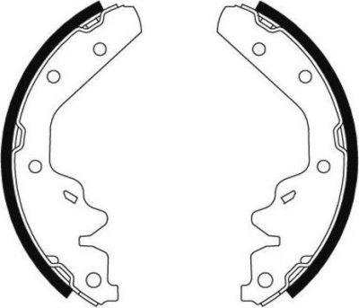 Hella 8DB 355 002-861 комплект тормозных колодок на CHRYSLER ES