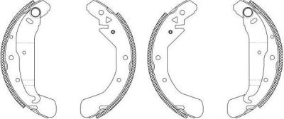 Hella 8DB 355 003-481 комплект тормозных колодок на OPEL ZAFIRA A (F75_)