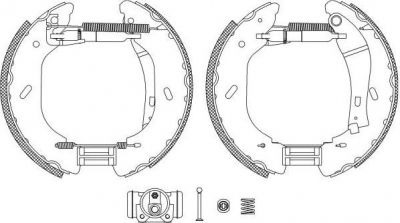 Hella 8DB 355 005-071 комплект тормозных колодок на LDV MAXUS автобус