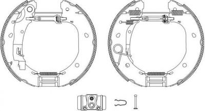 Hella 8DB 355 005-091 комплект тормозных колодок на FIAT DUCATO фургон (230L)