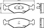 Hella 8DB 355 007-441 комплект тормозных колодок, дисковый тормоз на FIAT ELBA (146_)