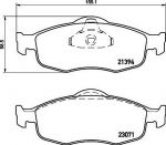 Hella 8DB 355 007-641 комплект тормозных колодок, дисковый тормоз на FORD SCORPIO I (GAE, GGE)