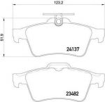 HELLA Колодки тормозные FORD FOCUS II/III/MAZDA 3/OPEL VECTRA C/VOLVO S40 задние (425405, 8DB 355 011-731)