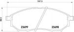 HELLA Колодки тормозные NISSAN MURANO/PATHFINDER/QASHQAI/RENAULT KOLEOS передние (41060CC090, 8DB 355 013-141)