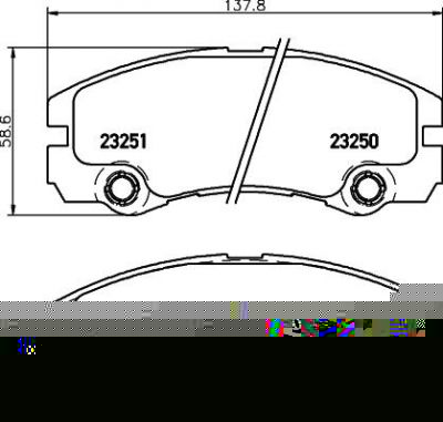 Hella 8DB 355 017-131 комплект тормозных колодок, дисковый тормоз на OPEL FRONTERA B (6B_)