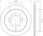 Hella 8DD 355 116-331 тормозной диск на TOYOTA TUNDRA пикап (_K5_)