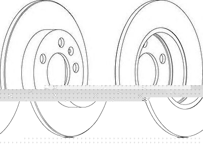 Hella 8DD 355 120-451 тормозной диск на MAZDA CX-3 (DK)