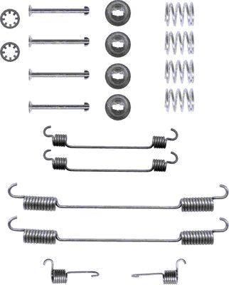 Hella 8DZ 355 200-341 комплектующие, тормозная колодка на FIAT SCUDO Combinato (220P)