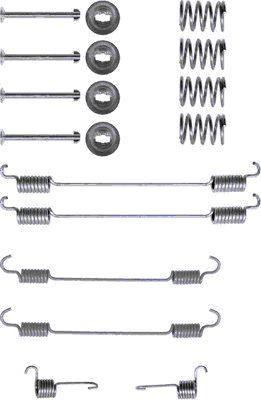 Hella 8DZ 355 200-381 комплектующие, тормозная колодка на PEUGEOT 406 Break (8E/F)