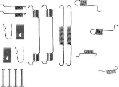 Hella 8DZ 355 201-061 комплектующие, тормозная колодка на MAZDA 323 F VI (BJ)