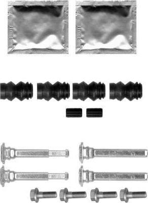 Hella 8DZ 355 201-561 комплект принадлежностей, тормозной суппорт на PEUGEOT 206 Наклонная задняя часть (2A/C)