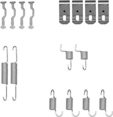 Hella 8DZ 355 201-971 комплектующие, стояночная тормозная система на HONDA LEGEND IV (KB_)