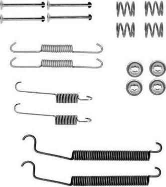 Hella 8DZ 355 202-091 комплектующие, тормозная колодка на RENAULT TWINGO II (CN0_)