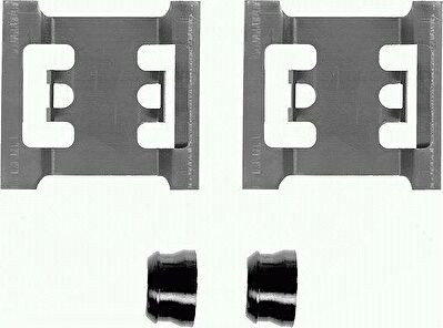 Hella 8DZ 355 202-391 комплектующие, колодки дискового тормоза на FORD TRANSIT c бортовой платформой/ходовая часть (E_ _)