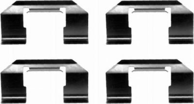 Hella 8DZ 355 202-491 комплектующие, колодки дискового тормоза на NISSAN PRIMERA (P10)