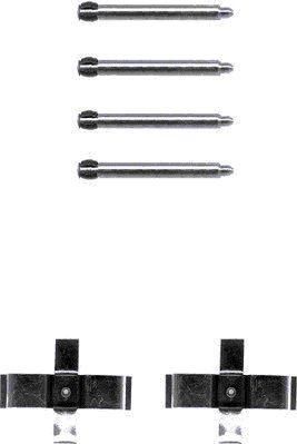 Hella 8DZ 355 202-561 комплектующие, колодки дискового тормоза на MERCEDES-BENZ C-CLASS (W202)