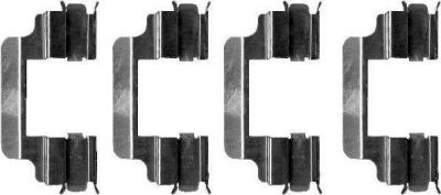 Hella 8DZ 355 202-711 комплектующие, колодки дискового тормоза на MERCEDES-BENZ C-CLASS купе (CL203)