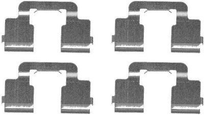 Hella 8DZ 355 203-341 комплектующие, колодки дискового тормоза на FIAT SCUDO (272, 270)