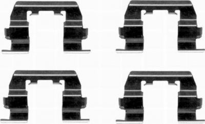Hella 8DZ 355 203-981 комплектующие, колодки дискового тормоза на HYUNDAI GETZ (TB)