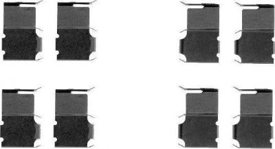 Hella 8DZ 355 204-811 комплектующие, колодки дискового тормоза на MAZDA E-SERIE фургон (SR2)
