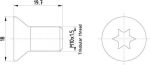 Hella 8DZ 355 209-111 болт, диск тормозного механизма на VOLVO XC60