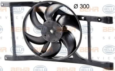 Hella 8EW 351 042-581 вентилятор, охлаждение двигателя на FIAT PANDA VAN (312_, 312)