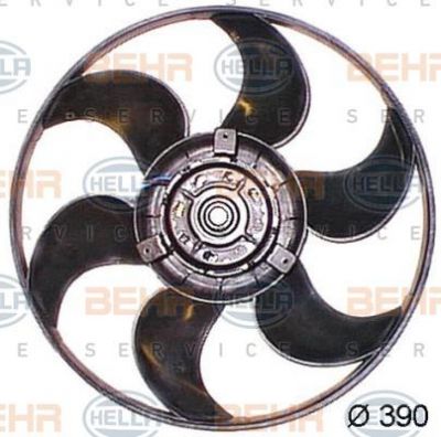 Hella 8EW 351 043-681 вентилятор, охлаждение двигателя на OPEL ASTRA G универсал (F35_)