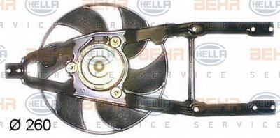 Hella 8EW 351 044-461 вентилятор, охлаждение двигателя на FIAT CINQUECENTO (170)