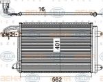 Hella 8FC 351 301-044 конденсатор, кондиционер на SKODA OCTAVIA (1Z3)