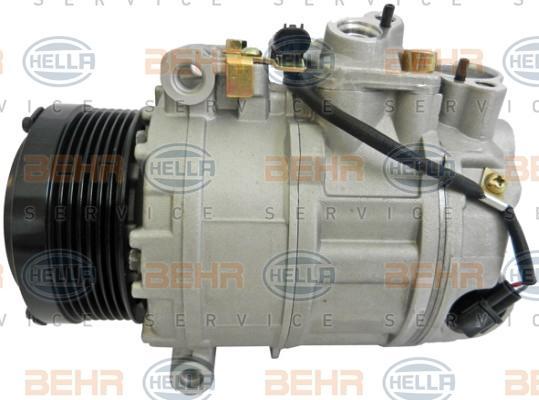 Hella 8FK 351 105-771 компрессор, кондиционер на MERCEDES-BENZ E-CLASS купе (C207)