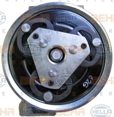 Hella 8FK 351 109-411 компрессор, кондиционер на NISSAN TIIDA Наклонная задняя часть (C11X)