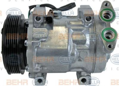 Hella 8FK 351 113-951 компрессор, кондиционер на FORD FOCUS II седан (DA_)