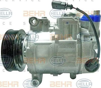 Hella 8FK 351 114-261 компрессор, кондиционер на VW TRANSPORTER V c бортовой платформой/ходовая часть (7JD, 7JE,