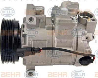 Hella 8FK 351 114-761 компрессор, кондиционер на VW TRANSPORTER V c бортовой платформой/ходовая часть (7JD, 7JE,