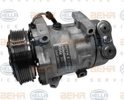 Hella 8FK 351 127-371 компрессор, кондиционер на PEUGEOT 206 SW (2E/K)