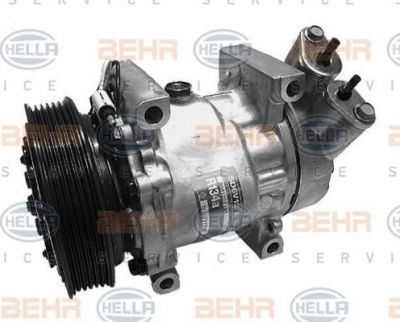 Hella 8FK 351 127-411 компрессор, кондиционер на RENAULT MEGANE I (BA0/1_)