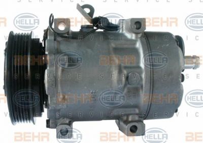 Hella 8FK 351 127-571 компрессор, кондиционер на RENAULT MEGANE I (BA0/1_)