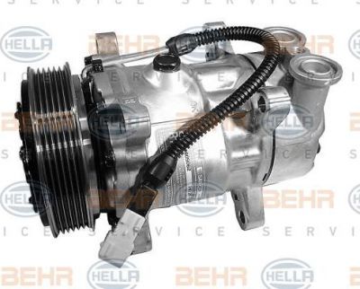 Hella 8FK 351 134-161 компрессор, кондиционер на PEUGEOT 206 SW (2E/K)