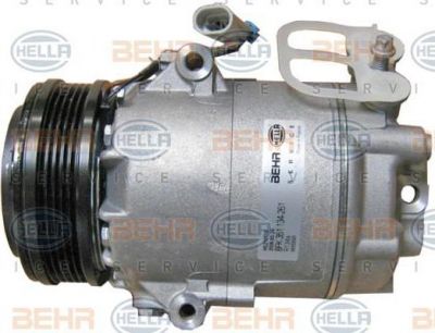 Hella 8FK 351 134-261 компрессор, кондиционер на OPEL ASTRA G универсал (F35_)