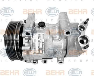 Hella 8FK 351 134-831 компрессор, кондиционер на PEUGEOT 206 SW (2E/K)