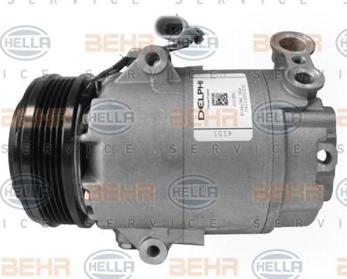 Hella 8FK 351 135-071 компрессор, кондиционер на OPEL ZAFIRA A (F75_)