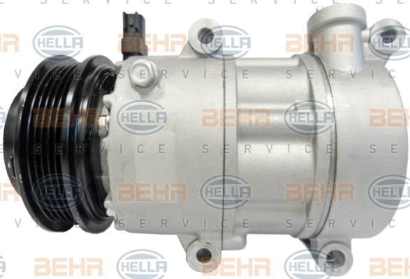 Hella 8FK 351 272-661 компрессор, кондиционер на FORD FOCUS III седан