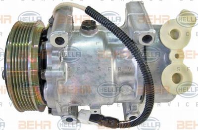 Hella 8FK 351 316-011 компрессор, кондиционер на PEUGEOT 206 SW (2E/K)