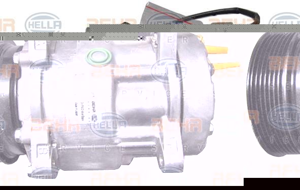 Hella 8FK 351 334-881 компрессор, кондиционер на RENAULT TRUCKS MASCOTT c бортовой платформой/ходовая часть