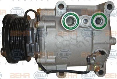 HELLA Компрессор кондиционера Ford Fiesta V/Focus/Fusion 98- (1466508, 8FK351113-811)