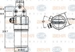 Hella 8FT 351 192-381 осушитель, кондиционер на AUDI A6 Avant (4B5, C5)