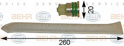 Hella 8FT 351 193-121 осушитель, кондиционер на FORD MONDEO IV седан (BA7)