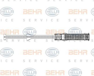 Hella 8FT 351 198-431 осушитель, кондиционер на 5 (E60)