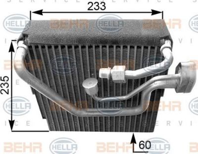 Hella 8FV 351 210-651 испаритель, кондиционер на VOLVO S40 I (VS)